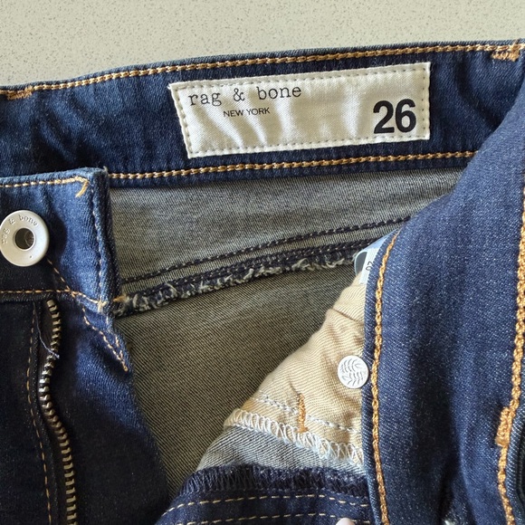 Rag & Bone Dark Blue Denim Jeans - Picture 3 of 10